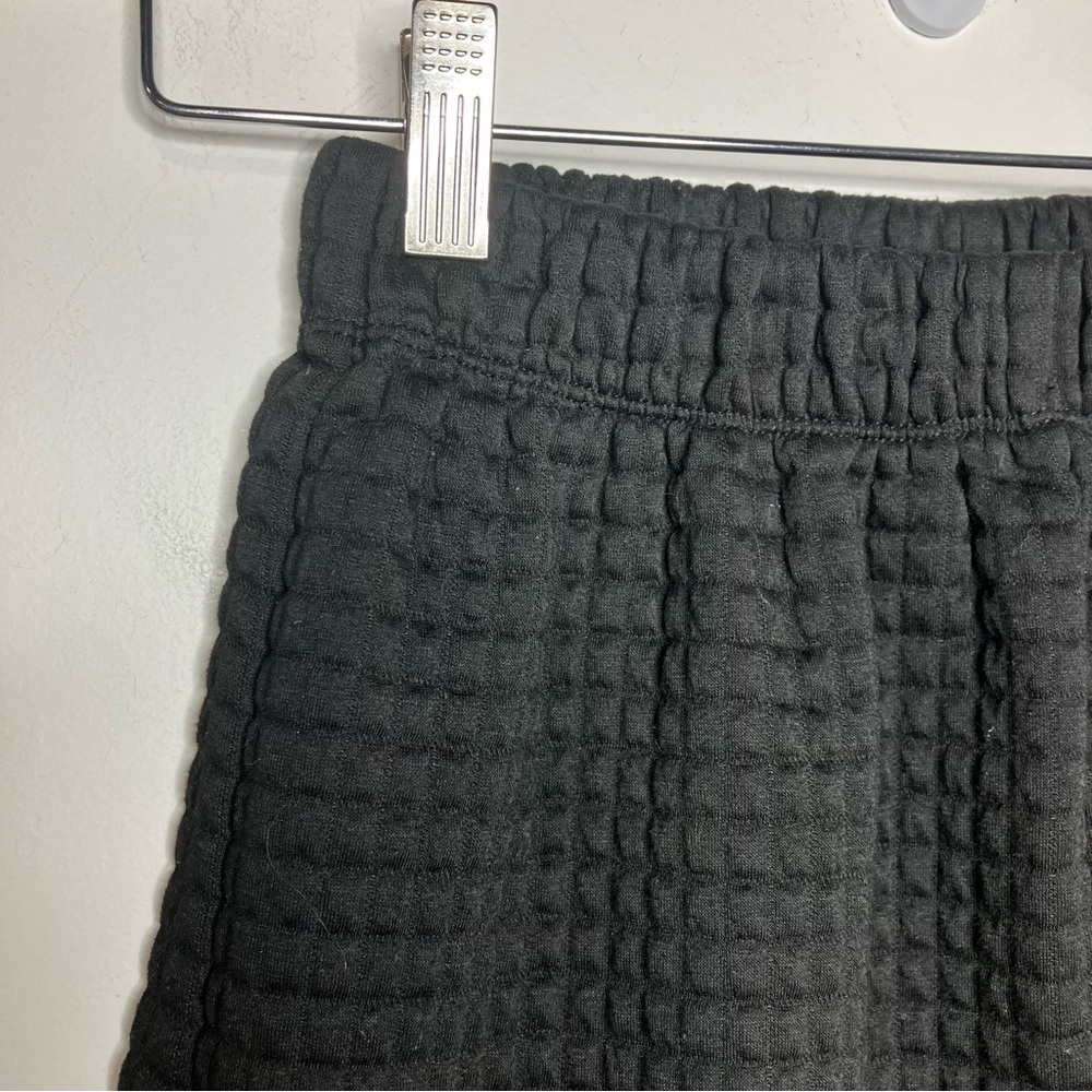 Princess Polly black waffle joggers size 4
